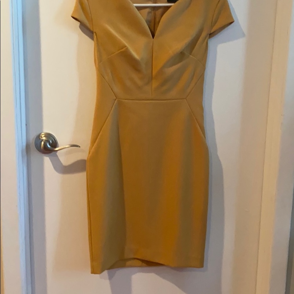 Mustard dress